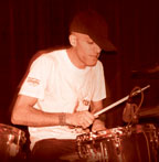 drummer Joe Tomino of Dub Trio