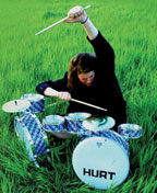 Drummer Evan Johns of Hurt