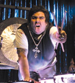 Drummer Dave Buckner of Papa Roach