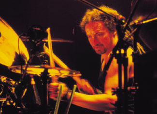 drummer Mike Bordin with Ozzy Osbourne
