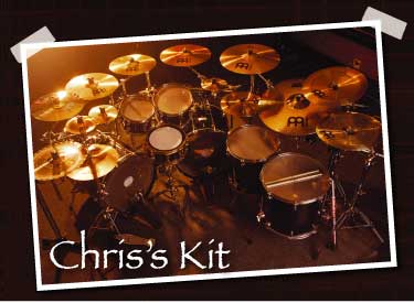 drummer Chris Adler's setup