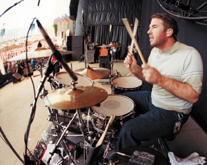 Drummer Zach Lind of Jimmy Eat World