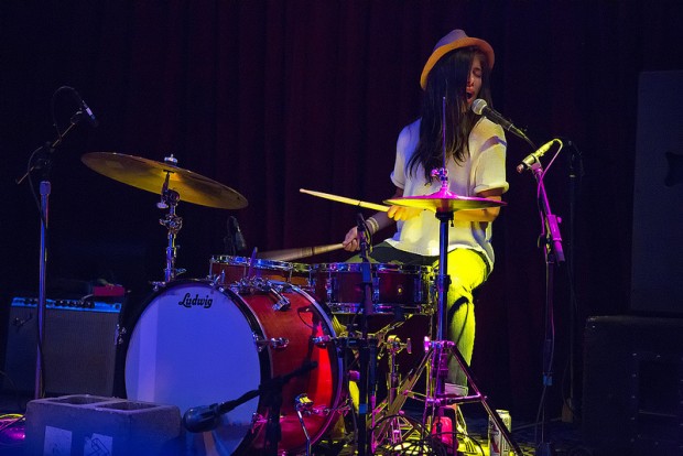 Drummer Marian Li Pino of La Luz