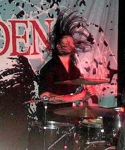 Jake Davison of Aiden : Modern Drummer
