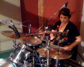 Drummer Temim Fruchter of the Shondes Blog