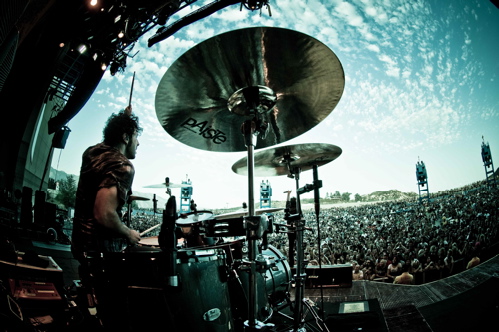 Drummer Tony Palermo of Papa Roach 