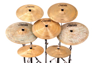Listen to sound files of Soultone Vintage Old School cymbals and Joyful Noise Elite series snares.