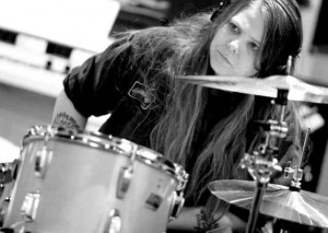 Drummer Leesa Harrington-Squyres of Lez Zeppelin