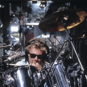Roger Taylor at the drums