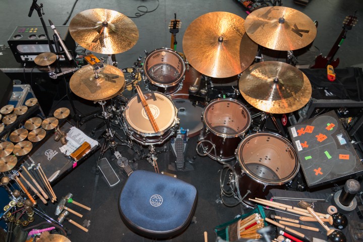 Video Tour! Gearing Up with Wilco's Glenn Kotche | Modern Drummer Magazine