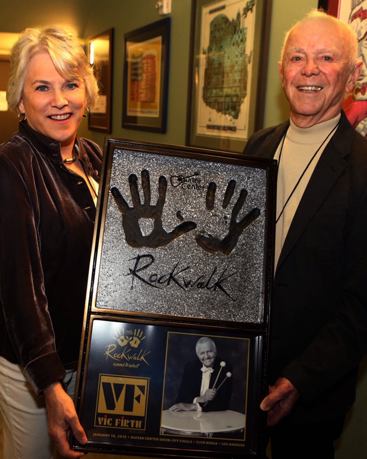 Vic Firth Inducted Into Guitar Center RockWalk