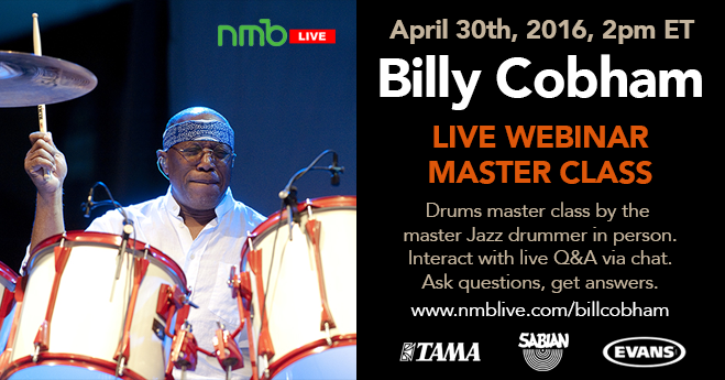 Billy Cobham Live Master Class Webcast