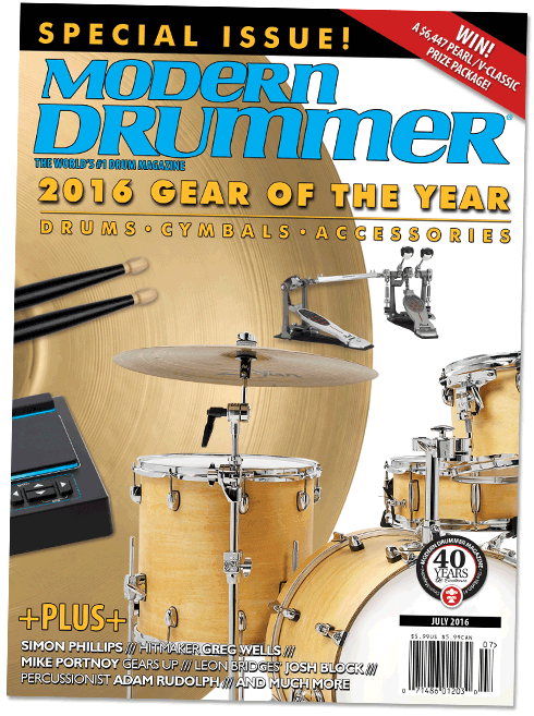 2016 Gear of the Year Issue Modern Drummer magazine