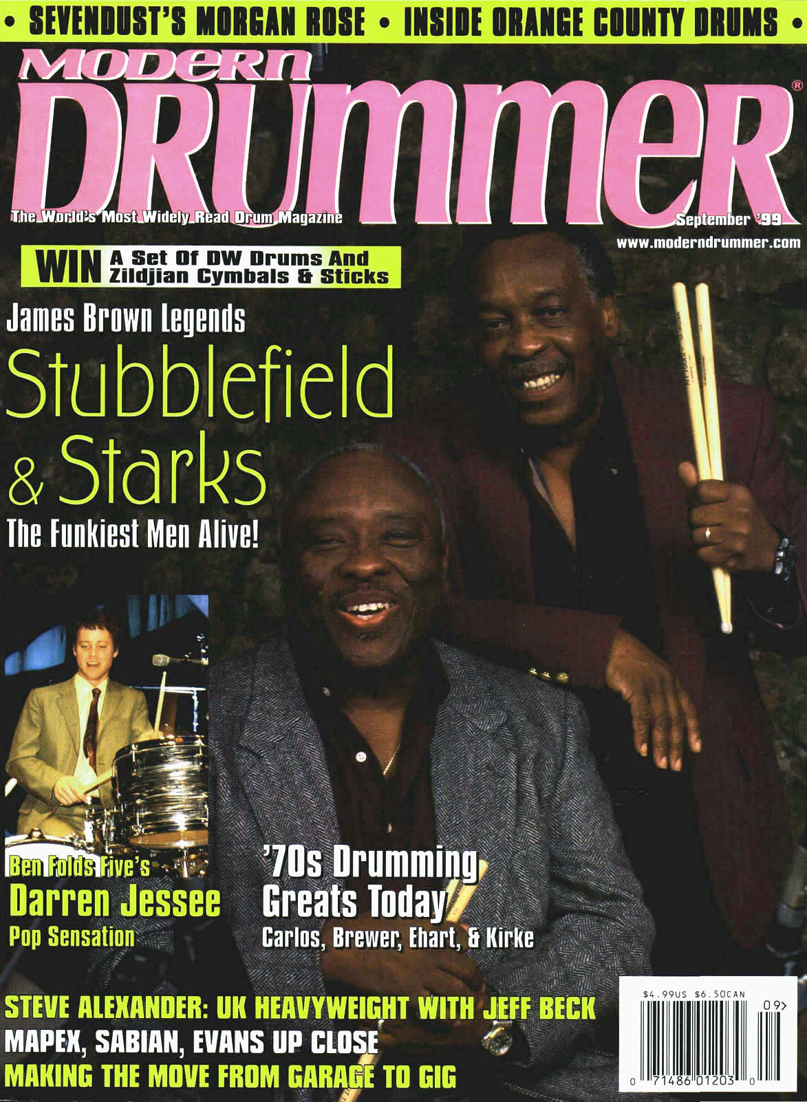 September 1999 - Volume 23 • Number 9 - Modern Drummer Magazine