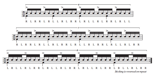 paradiddle study 1