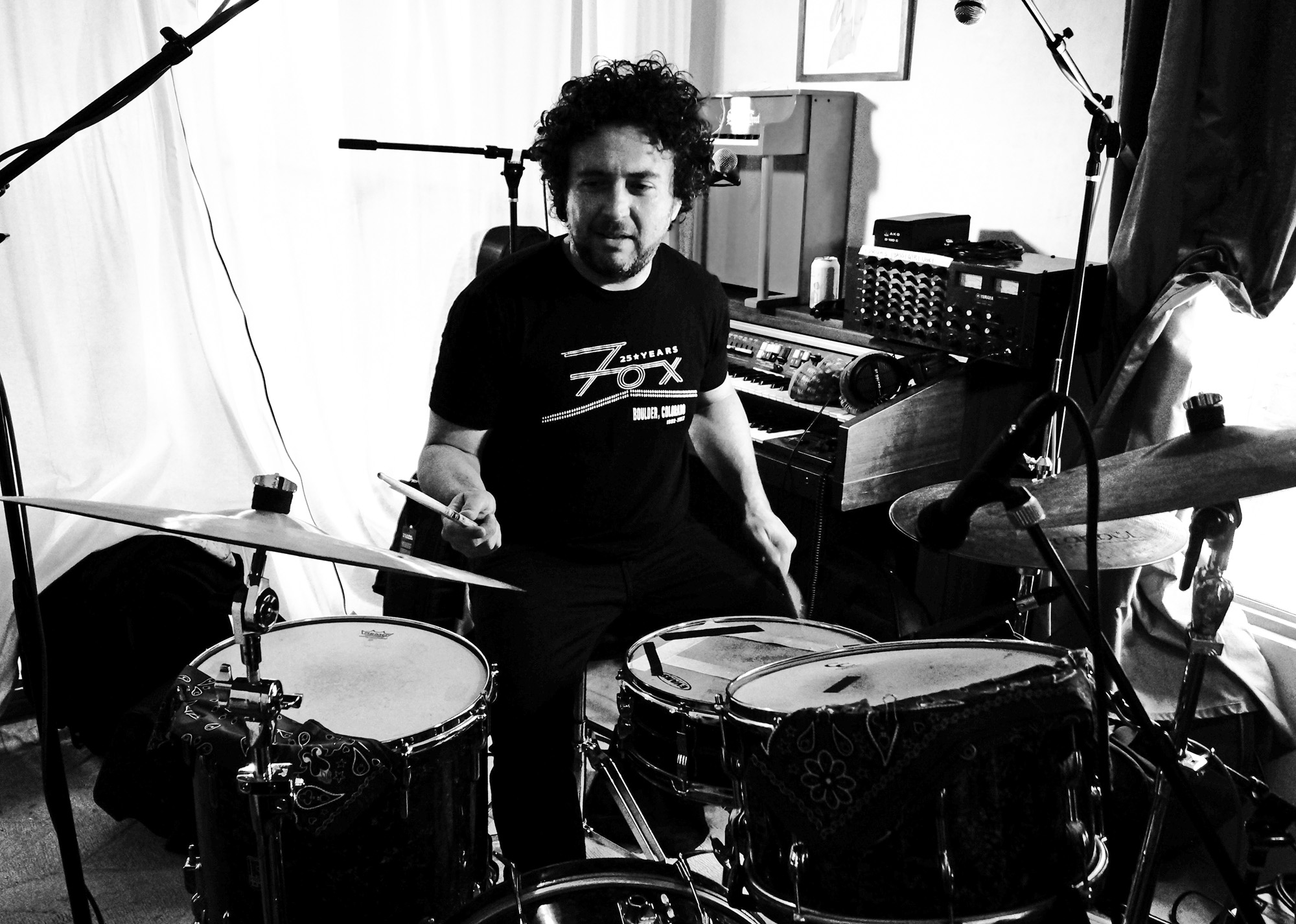 Conrad Choucroun With White Denim - Modern Drummer Magazine