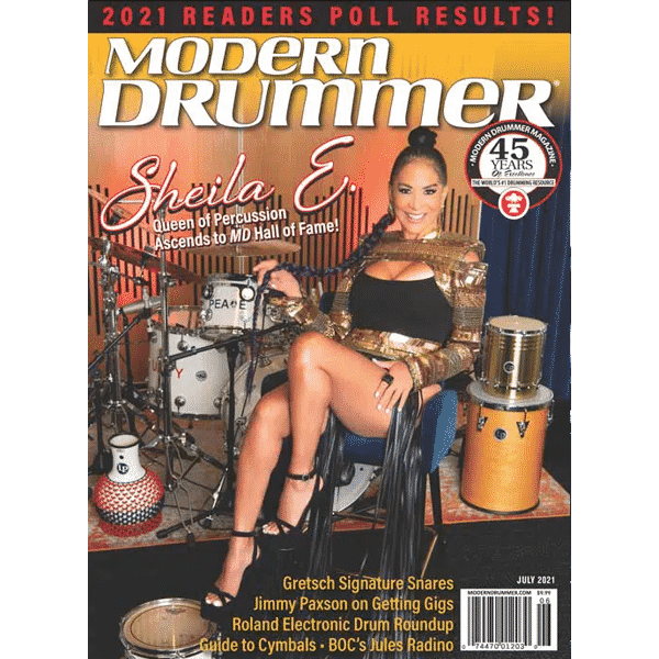 Modern Drummer July 2021 Issue Sheila E Print Modern Drummer