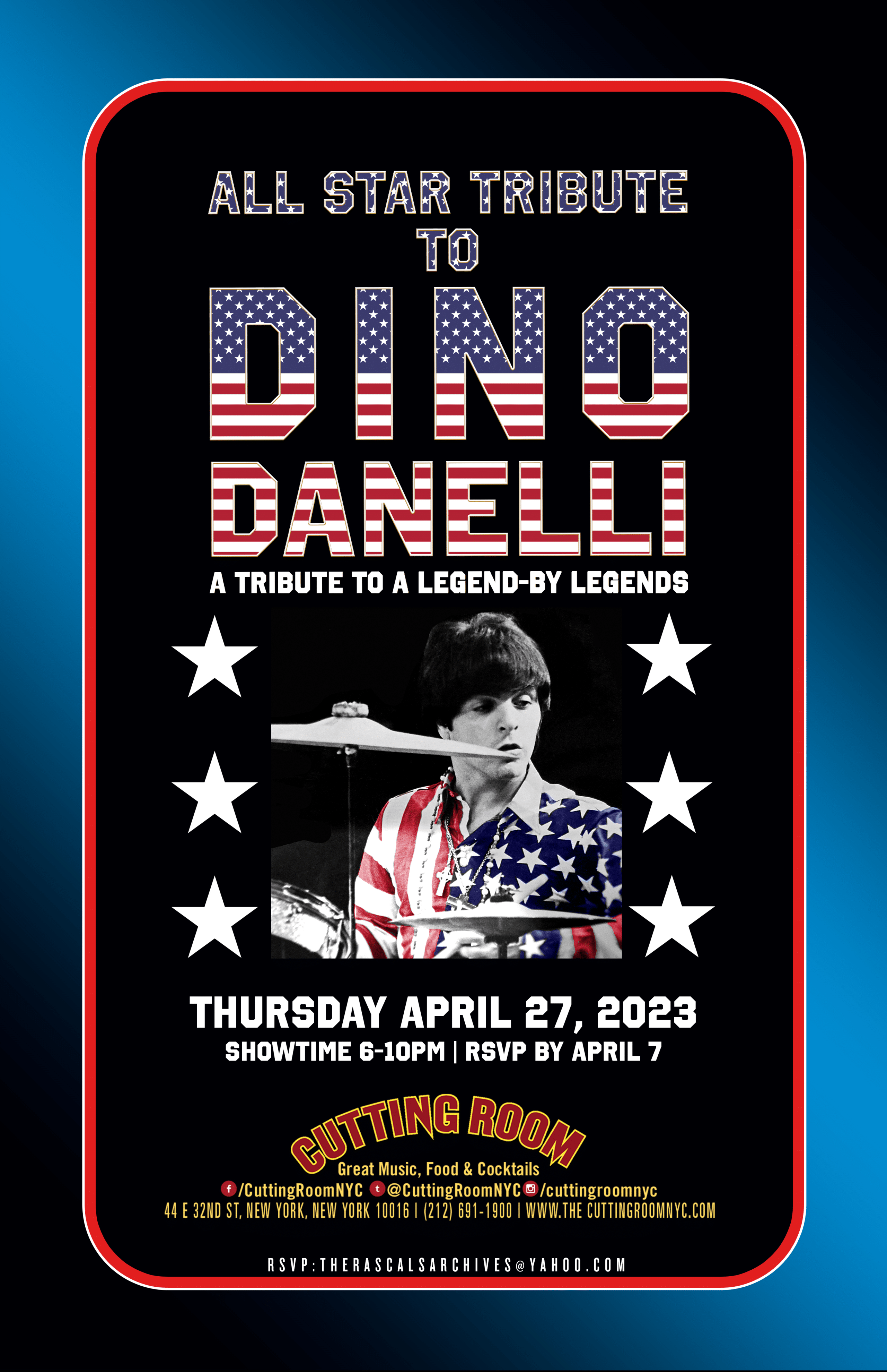 Dino Danelli NYC Cutting Room Tribute Concert