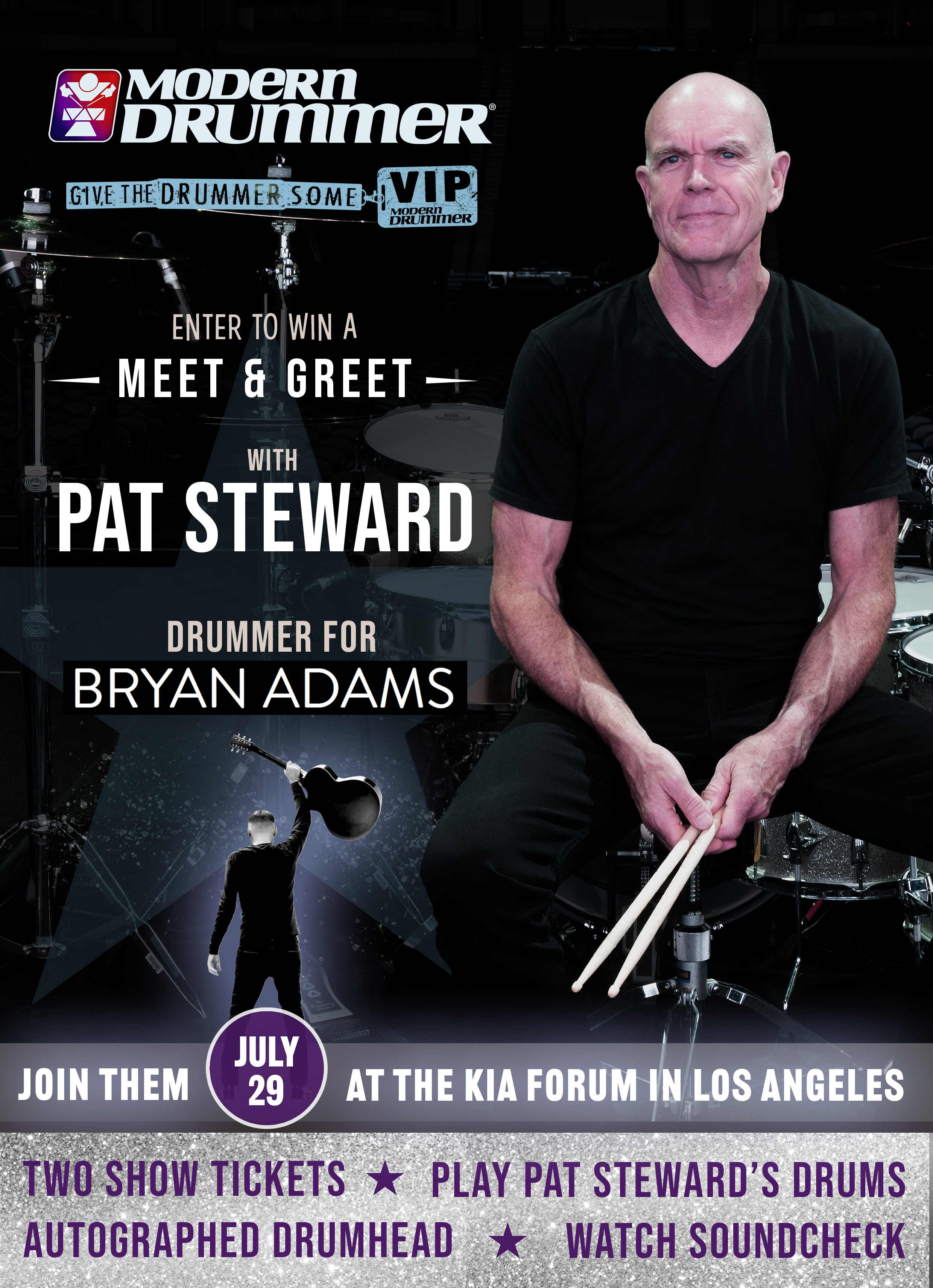 Contest: Meet Drummer Pat Steward of Bryan Adams