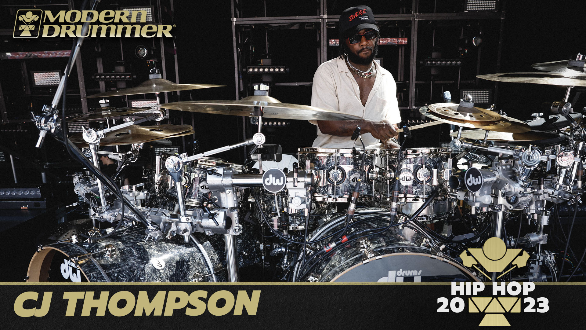 Modern Drummer Readers Poll CJ Thompson Wins "HipHop"