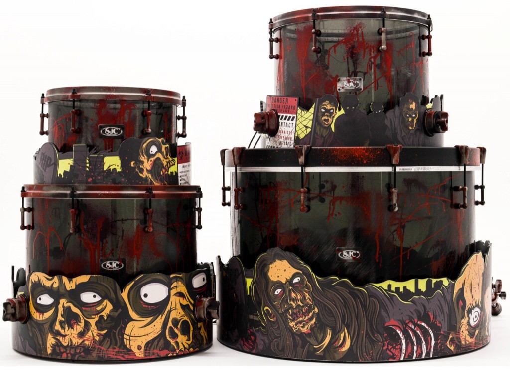 SJC Custom Zombie-Theme Kit