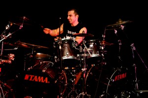 Drummer Michael Vafiotis