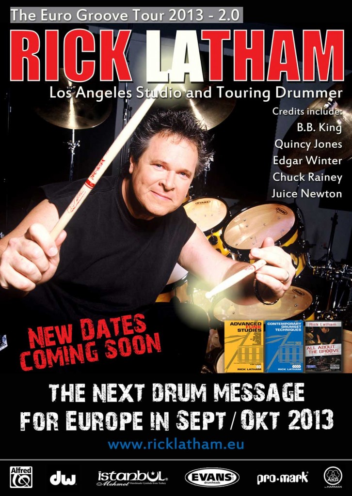 Rick Latham Euro Tour 2013 2.0 Dates Sept-Oct