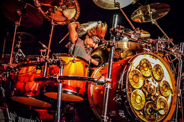 Drummer Kenn Youngar of Messer