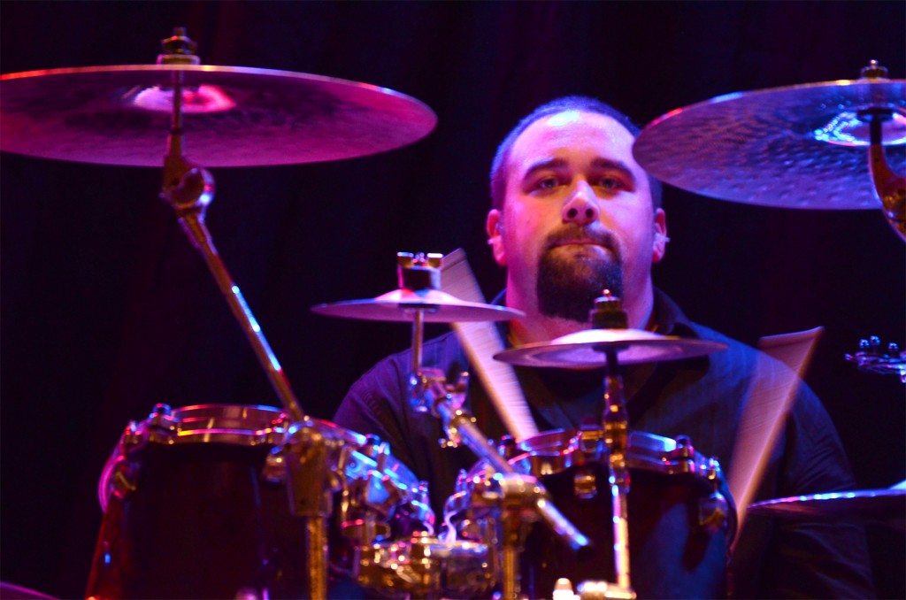 Drummer Pete Costa of Torrential Downpour