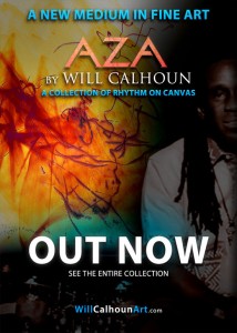 Will Calhoun Takes Rhythm to Canvas with New Art Release