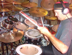 Drummer Bruce Burgess