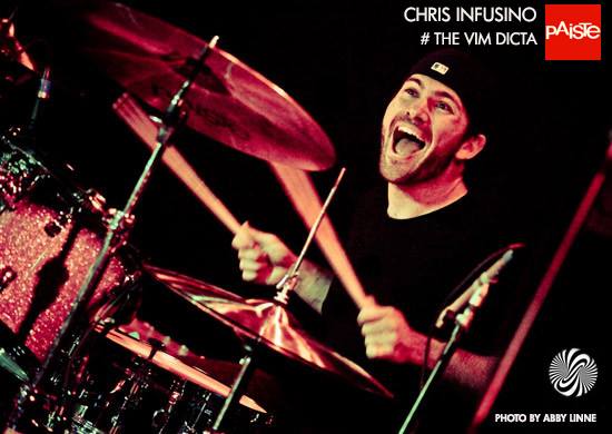 Drummer Chris Infusino of the Vim Dicta