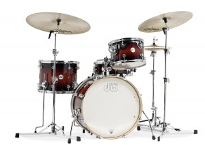 dw Frequent Flyer drumkit  tobacco burst