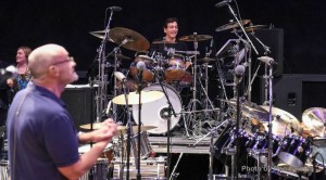 Drummer David Frangioni and Phil Collins