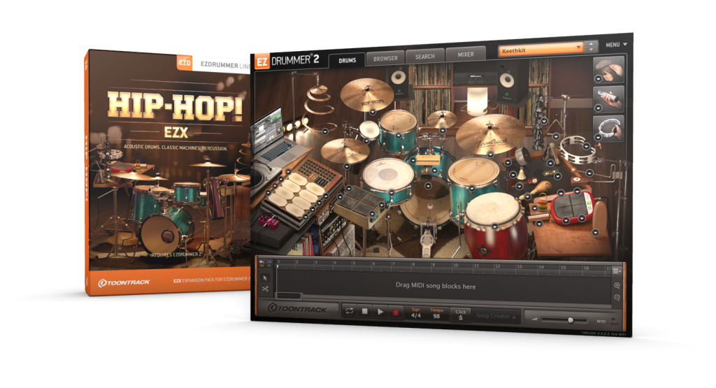 Showroom: Toontrack EZdrummer 2 Hip-Hop EZX Expansion Pack