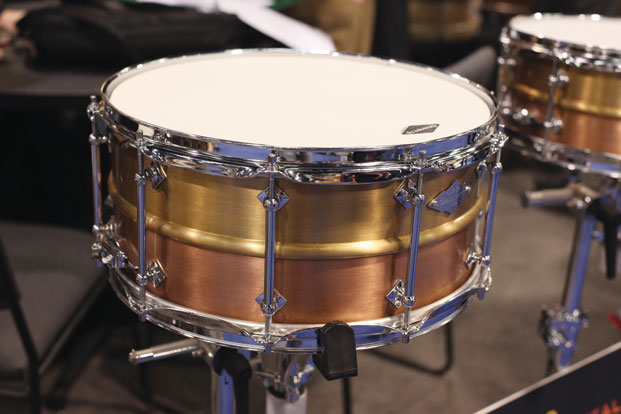 Craviotto Masters Metal series two-piece brass and copper snares