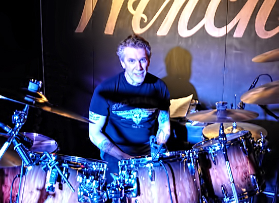 Drummer Jim Dudash of the Krypton Monkeys