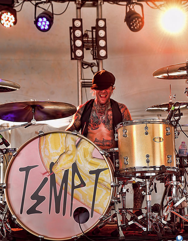Drummer Jimmi Kane of Tempt