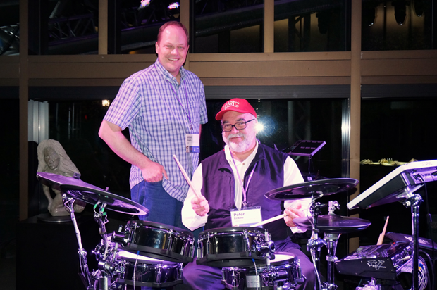 MD Columnist John Emrich Assists Peter Erskine With Multimedia Performance for KIN