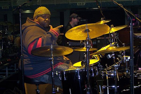 Kenneth “Big Eazy” Walker of the Lee Boys Drummer Blog