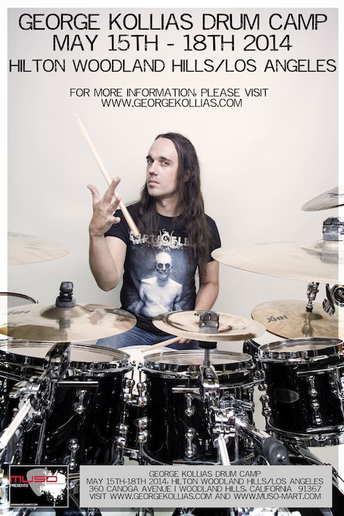 Nile's George Kollias to Conduct Drum Camp in Los Angeles