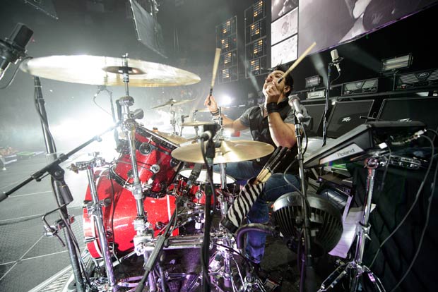 Drummer Rich Redmond at MSG