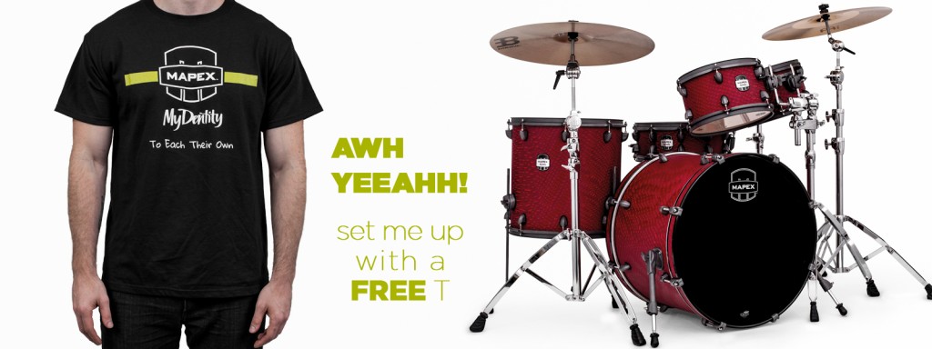 Mapex Offers Special Edition T-Shirt for MyDentity Owners