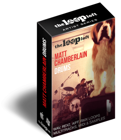 Check out the Loop Loft’s Matt Chamberlain Drums, a Collection of Loops, Multi-tracks, Samples, and MIDI by the famed session drummer.