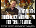 Drummer Memo Acevedo Free Drum Clinic