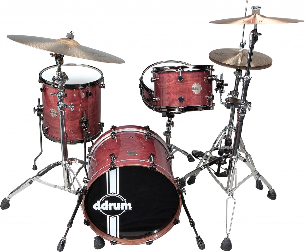 Paladin Walnut Ember Red ddrum drumkit