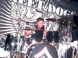 Drummer Paul Rucker of Street Dogs 