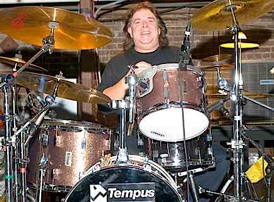 Drummer Pete Thompson