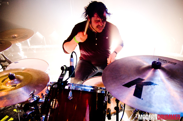 Piers Hewitt of the Boxer Rebellion Drummer Blog, Photo by Rob Funcken