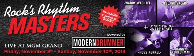 Modern Drummer and Rock ’n’ Roll Fantasy Camp to Host “Rock’s Rhythm Masters” Camp November 8–10 in Las Vegas